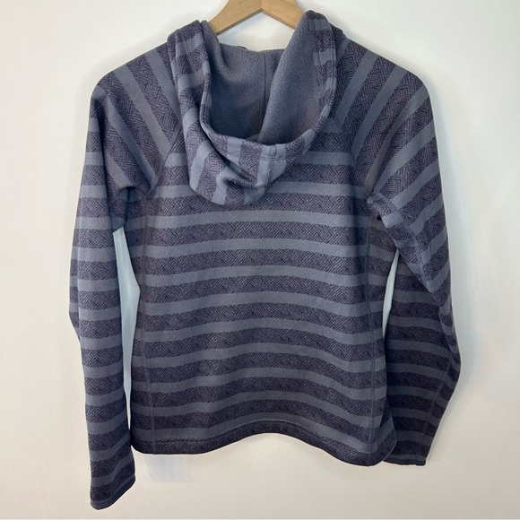 The North Face Navy Blue Stripe Crescent Sunshine Hoodie, Size Small - Picture 5 of 9